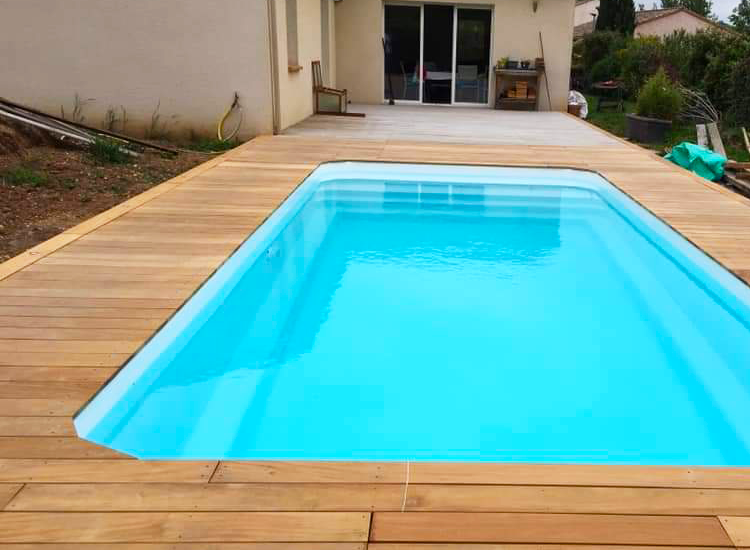 CORON VI Fibreglass Outdoor Pool