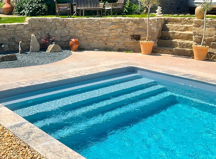 SAN JOSE VI Fibreglass Outdoor Pool